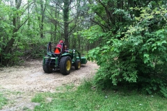 Richard Gump Installing Dodge Woods Trail